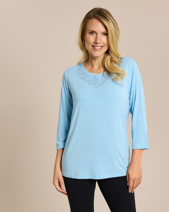 Produktabbildung für Shirt mit Strass Deko