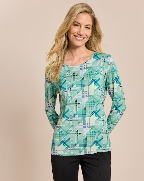 Produktabbildung für Shirt im Karo Druck