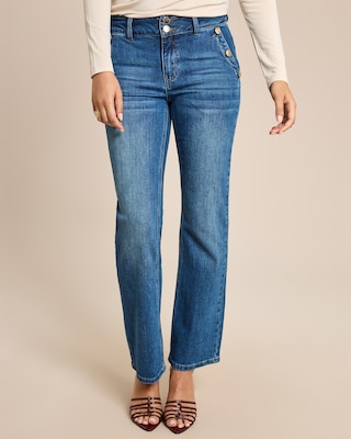 Produktabbildung 1 für Jeans mit Tencel und Knöpfen