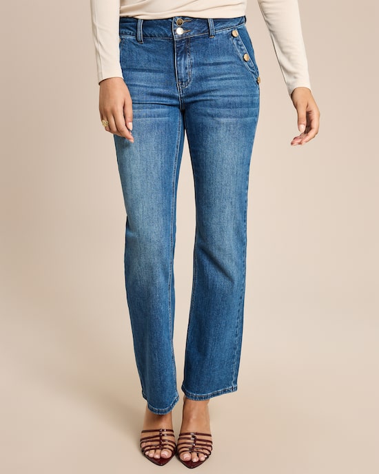 Produktabbildung für Jeans mit Tencel und Knöpfen