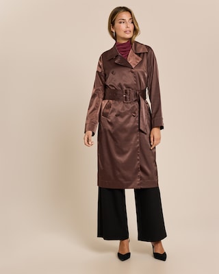 Produktabbildung 1 für Trenchcoat aus Satin