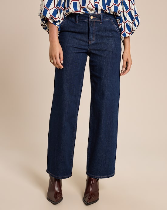 Produktabbildung für Jeans aus Lyocell mit weitem Bein