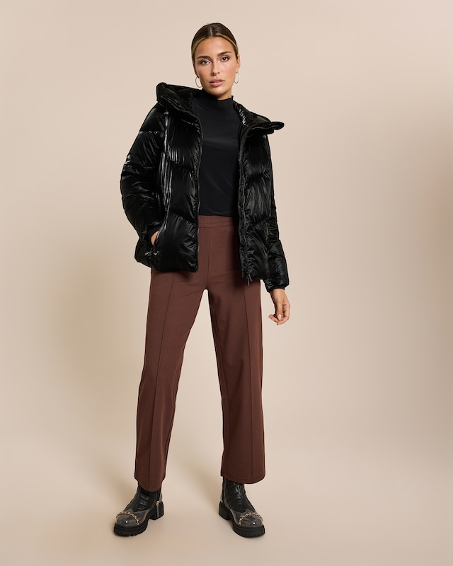 Stepjacke in Metalloptik