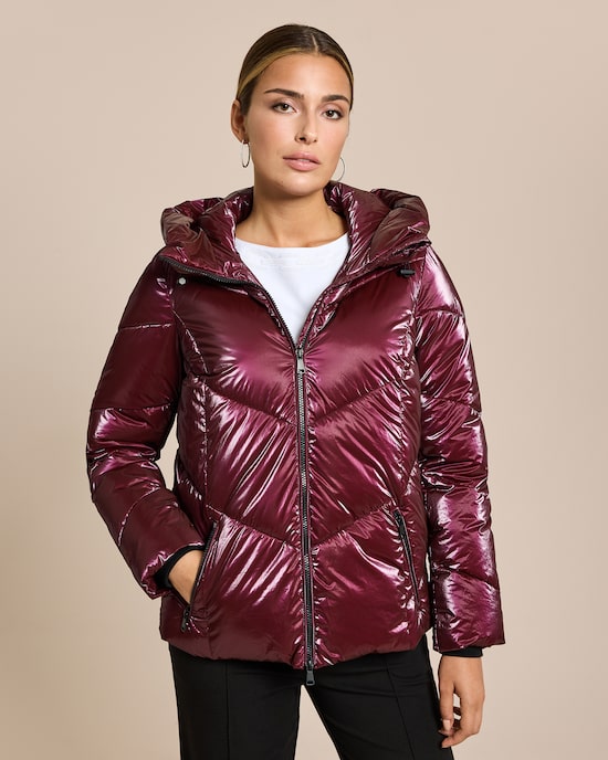Produktabbildung für Steppjacke in Metalloptik