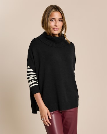 Produktabbildung für Pullunder mit Rollkragen