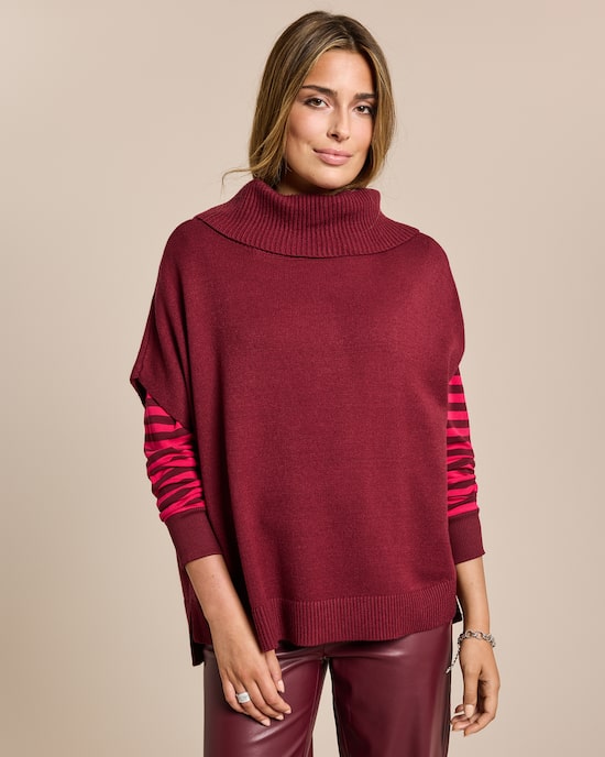 Produktabbildung für Pullunder mit Rollkragen