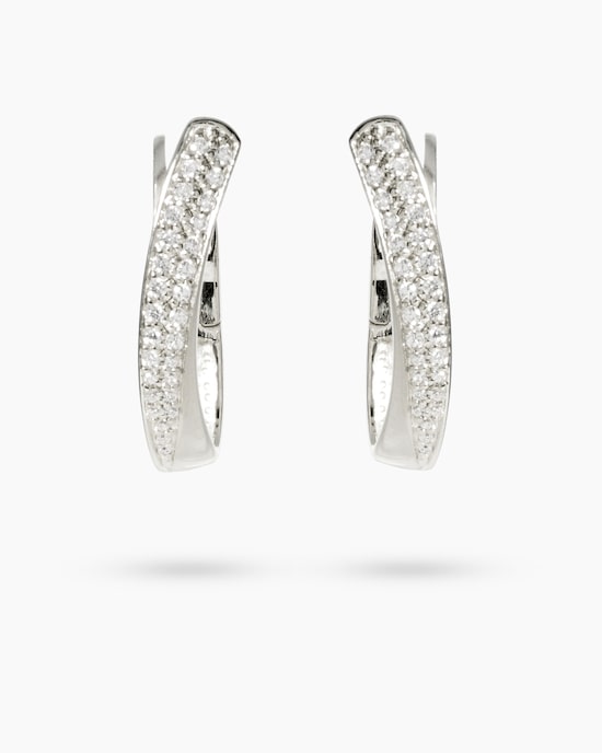 Produktabbildung für Creolen mit Zirkonia