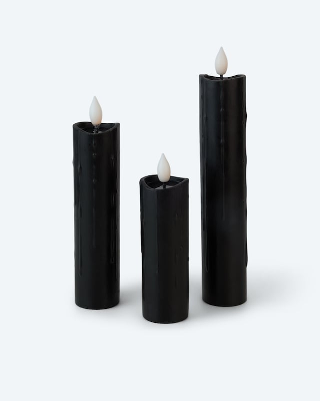 3 Halloween XL LED-Votivkerzen