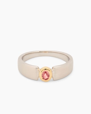 Produktabbildung 4 für Ring mit Padparadscha Saphir