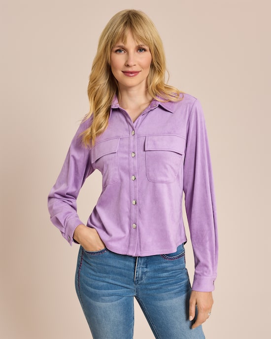 Produktabbildung für Velours Bluse