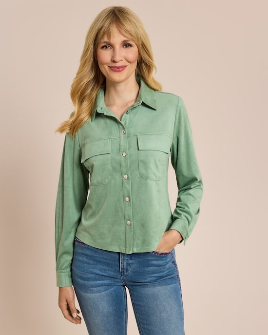 Produktabbildung für Velours Bluse