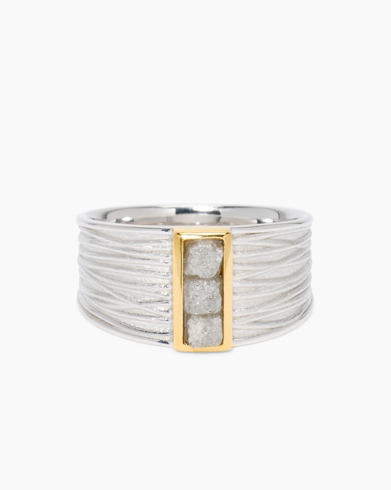 Produktabbildung für Ring mit Rohdiamant