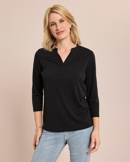 Produktabbildung für Shirt mit Strasssteinhimmel