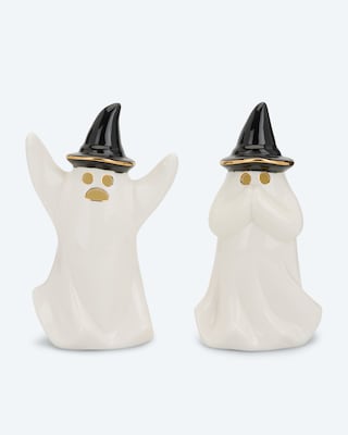 Produktabbildung 1 für Halloween LED-Keramikgeister, 2tlg.
