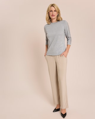 Produktabbildung 3 für Glow Pullover Florale Spitzenärmel