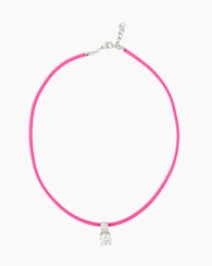 Produktabbildung für Kautschukcollier mit Zirkoniaanhänger