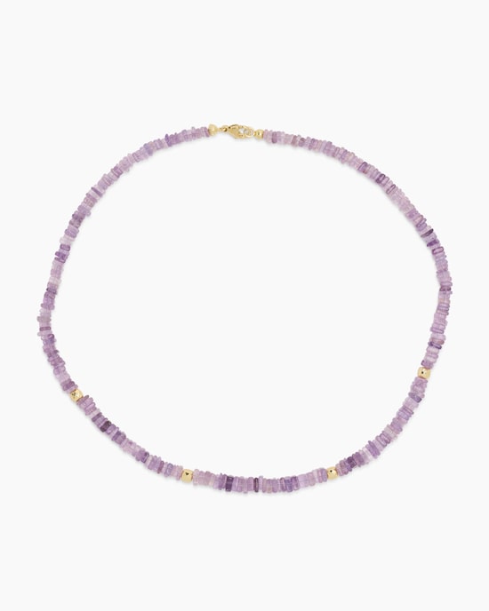Produktabbildung für Collier aus Amethyst & Hämatit