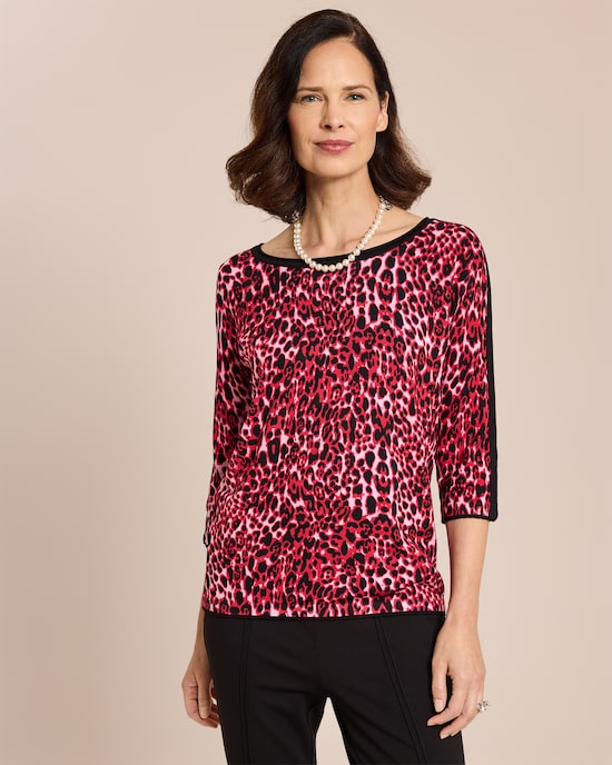 Produktabbildung für Pullover mit Leoprint