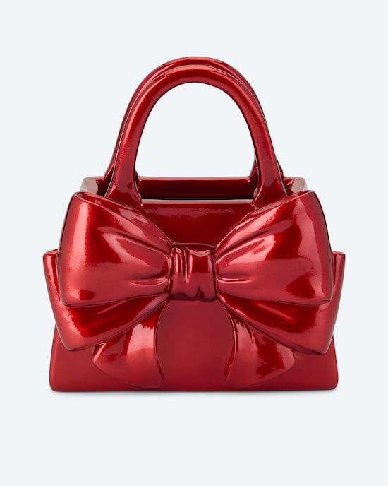 Produktabbildung für Vase "Tasche mit Schleife"