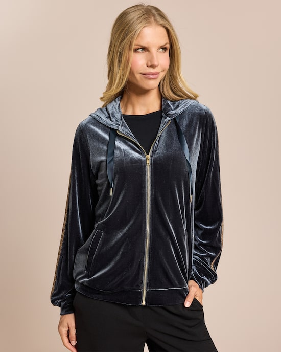 Produktabbildung für Jacke aus Nicki-Samt