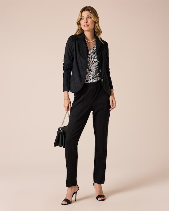 Produktabbildung für Velourlederimitat Blazer
