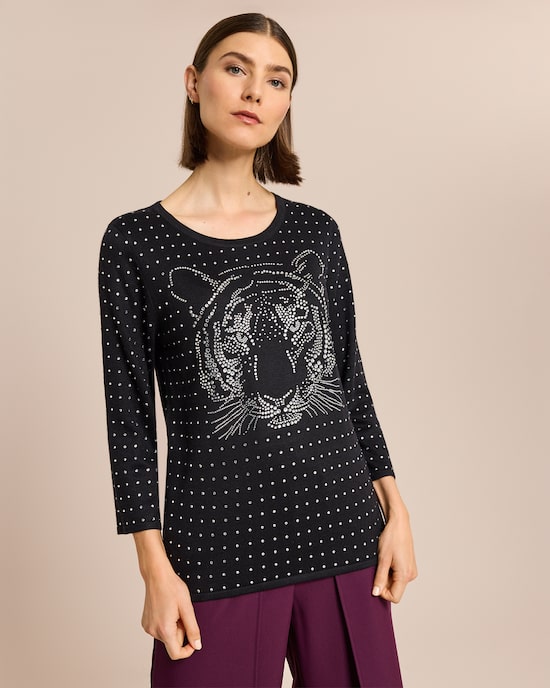 Produktabbildung für Pullover mit Deko