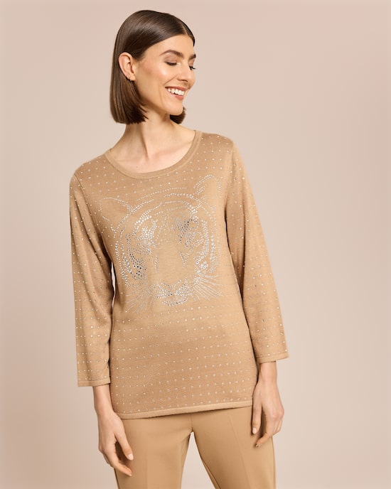 Produktabbildung für Pullover mit Deko