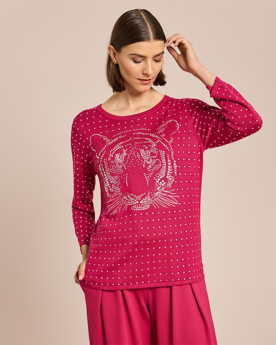 Produktabbildung für Pullover mit Deko