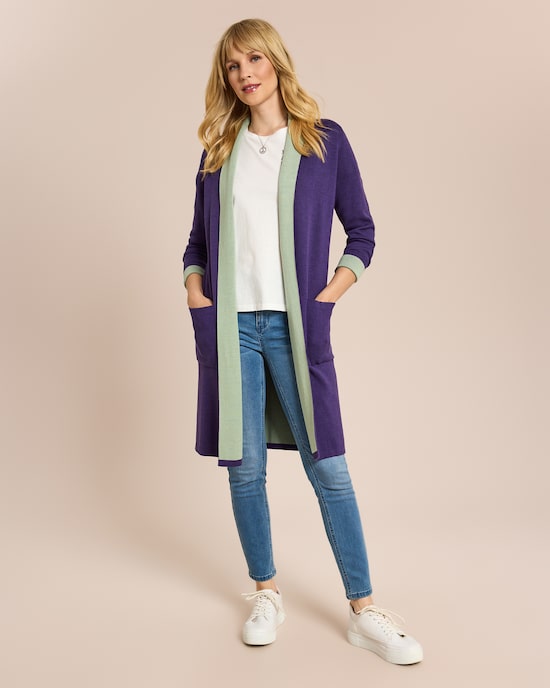 Produktabbildung für Cardigan mit Double-Colour
