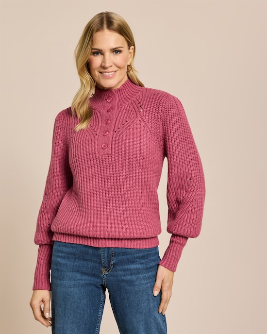 Produktabbildung für Pullover mit Ballonärmeln