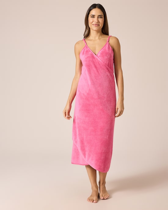 Produktabbildung für Mega Flausch Handtuchkleid uni