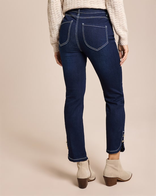 Produktabbildung für Jeans mit Schleifenbesatz