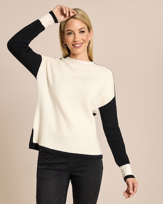 Produktabbildung 3 für Strickpullover im Colorblock