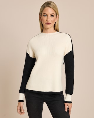 Produktabbildung 1 für Strickpullover im Colorblock