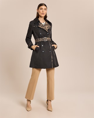 Produktabbildung 3 für Trenchcoat mit Leoprint