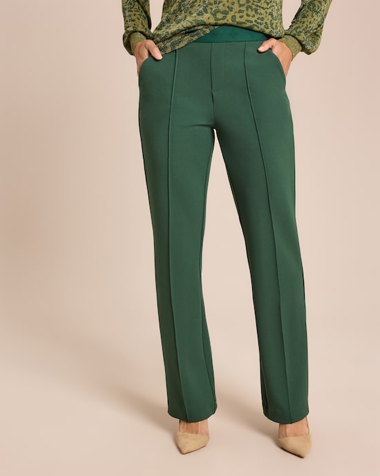 Produktabbildung für Elegante Hose mit Logo-Bund und Biese