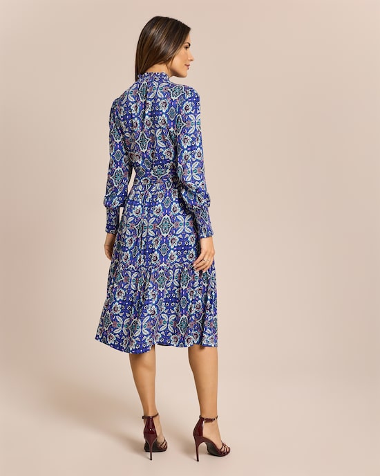 Produktabbildung für Kleid mit Ärmelraffung