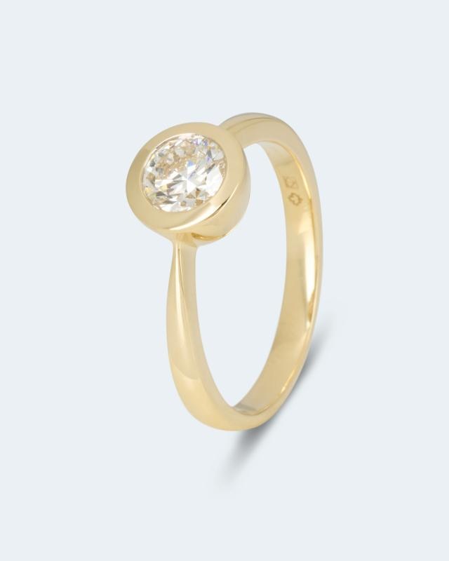 Brillantring 0,75 ct