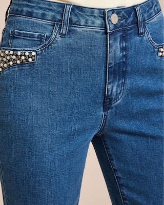 Produktabbildung 5 für Jeans mit Perlendeko