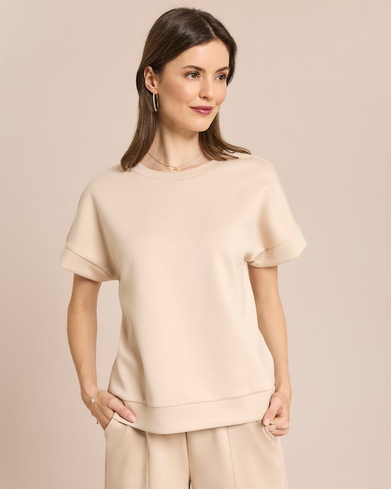 Produktabbildung für Jersey Shirt mit weiten Ärmeln