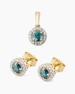 Produktabbildung für Diamant-Ohrstecker & Anhänger 0,75 ct