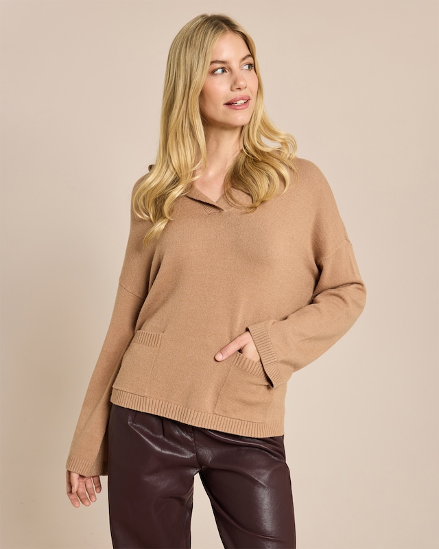Pullover mit weitem Arm