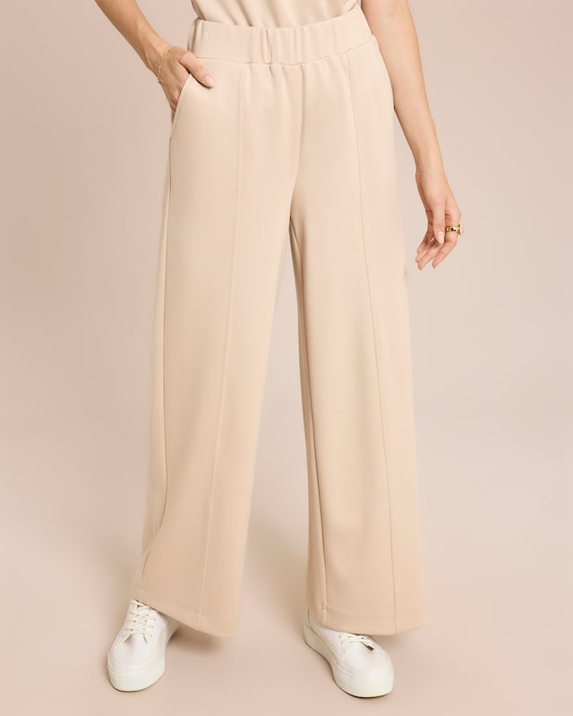 Jersey Hose mit ausgestelltem Bein