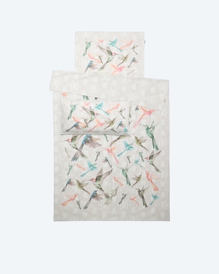Produktabbildung 1 für Premium Satin Wendebettwäsche "Kolibri", 3tlg.