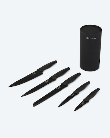 Produktabbildung für Messerblock + 5 Messer