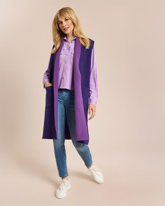 Produktabbildung für Long Cardigan Ärmellos