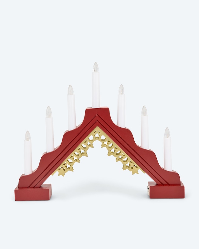 Fensterleuchter aus Holz