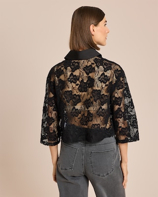 Produktabbildung 4 für Transparente Spitzenbluse