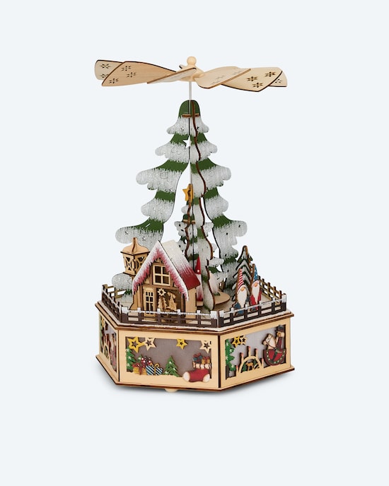 Produktabbildung für LED-Holzpyramide Wichtel
