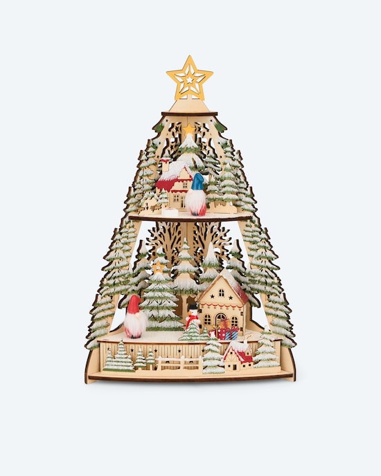 Produktabbildung für LED-Holzpyramide Wichtel